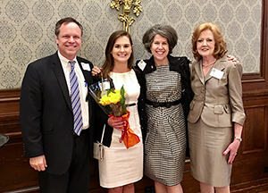 Brittany Stepp' 18 receives scholarship from Justinian Society 